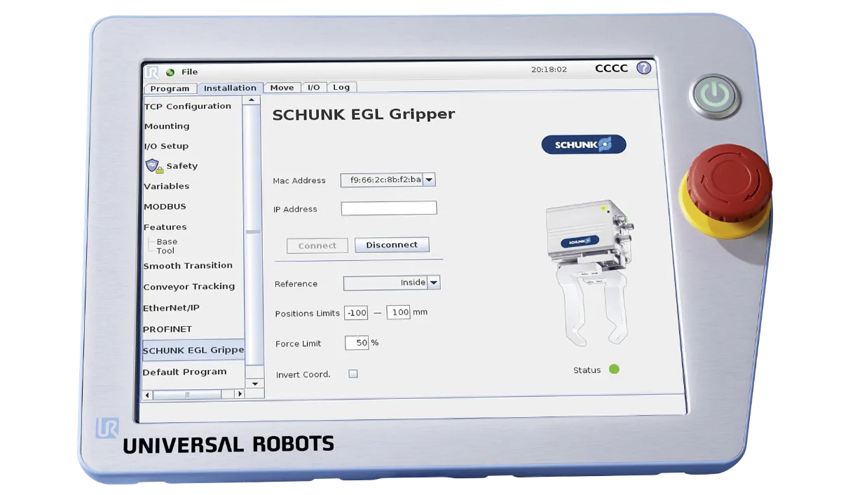 SCHUNK je proširio Plug & Work ponudu senzitivnih gripera za Universal Robots dugog hoda za automatizaciju dopremanja objekata mašini Inteligentni SCHUNK EGL