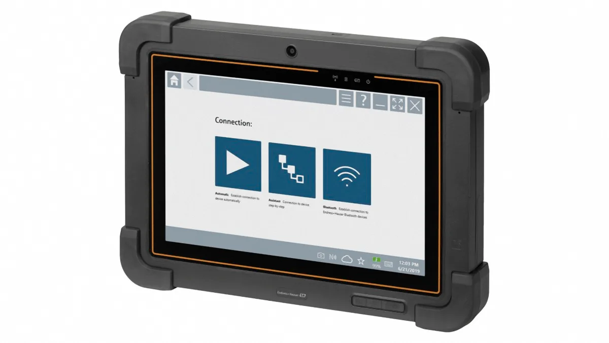E+H Field Xpert SMT77 – Tablet PC za zonu hazarda