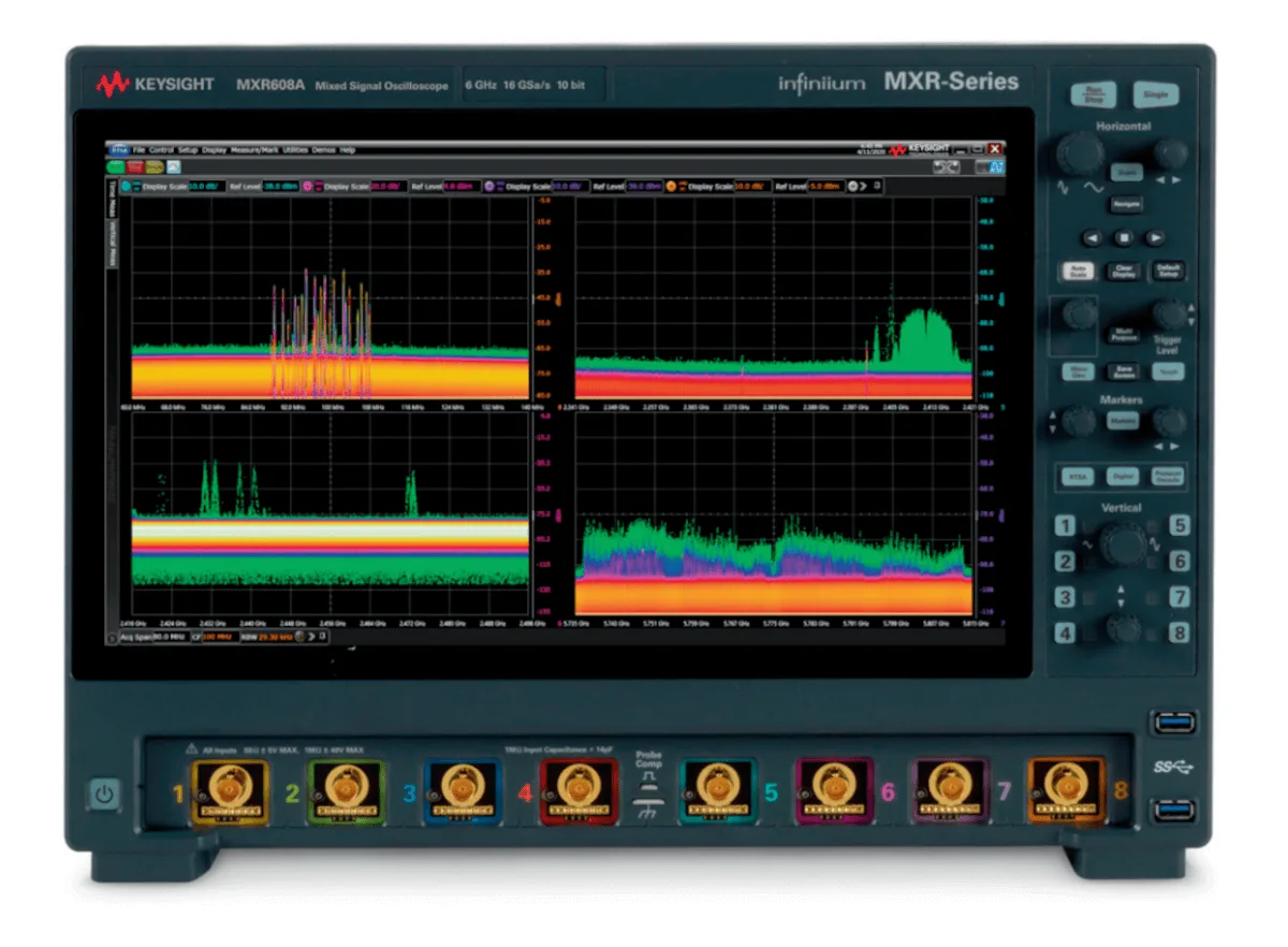 Keysight MXR serija prvi 8-kanalni RTSA osciloskop na svetu
