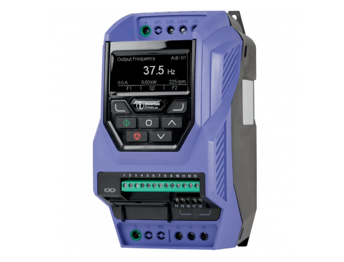 Optidrive P2 IP20 hd TFT displej kao standard