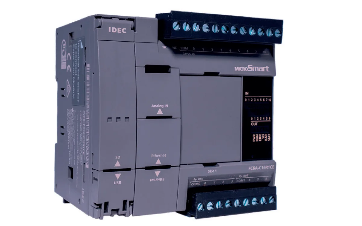 MicroSmart FC6A PLC IDEC dodaje 12V DC 16 I/O CPU