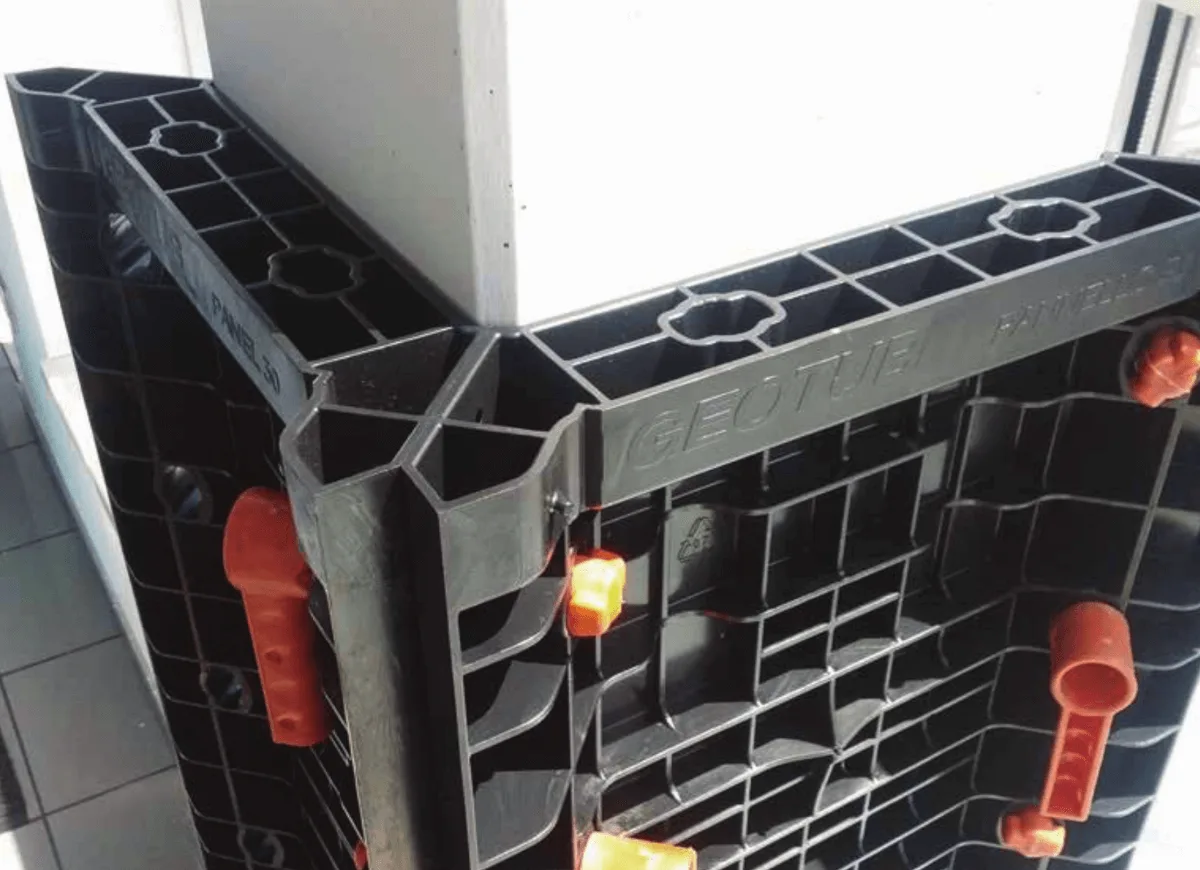 GEOTUB PANEL moduli od ABS plastike za izradu betonskih stubova
