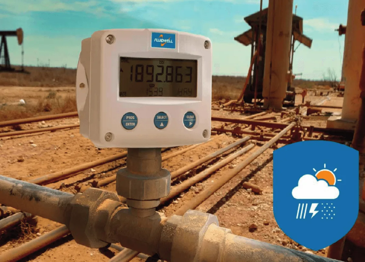 Fluidwell F103 WP totalizer protoka najbolji izbor za monitoring protoka