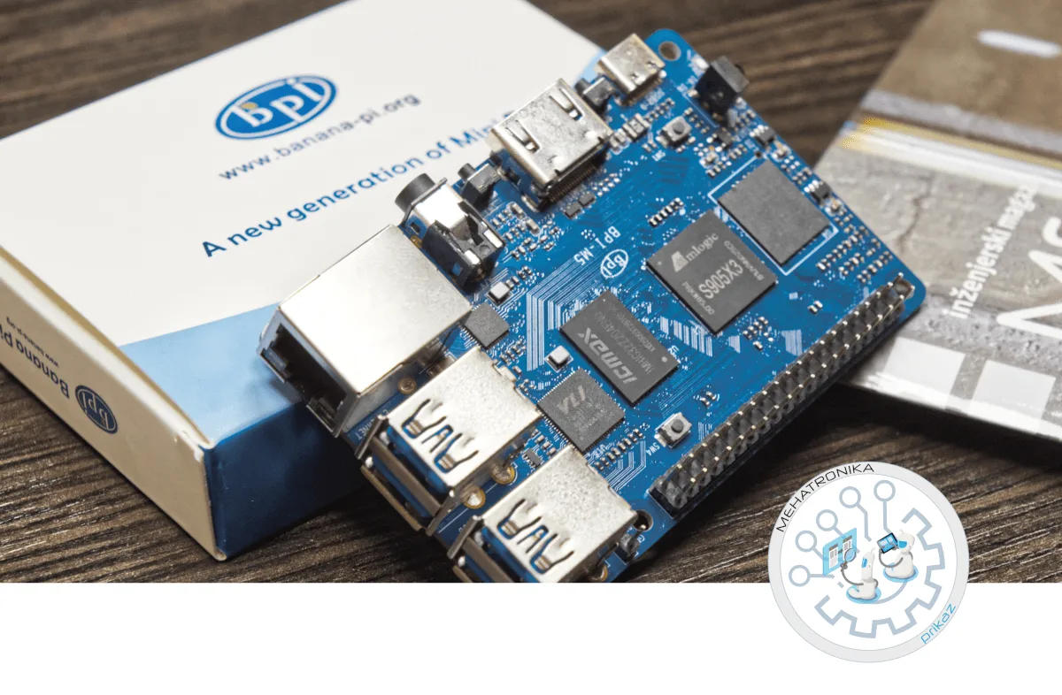 Banana Pi BPi-M5 recenzija Banana Pi M5 pakovanje