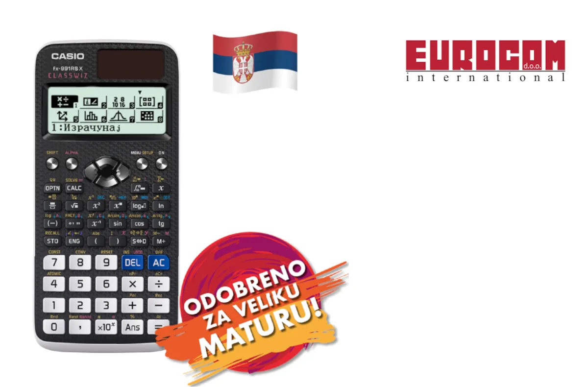 Upotreba Casio FX-911RS X u hemiji i laboratoriji