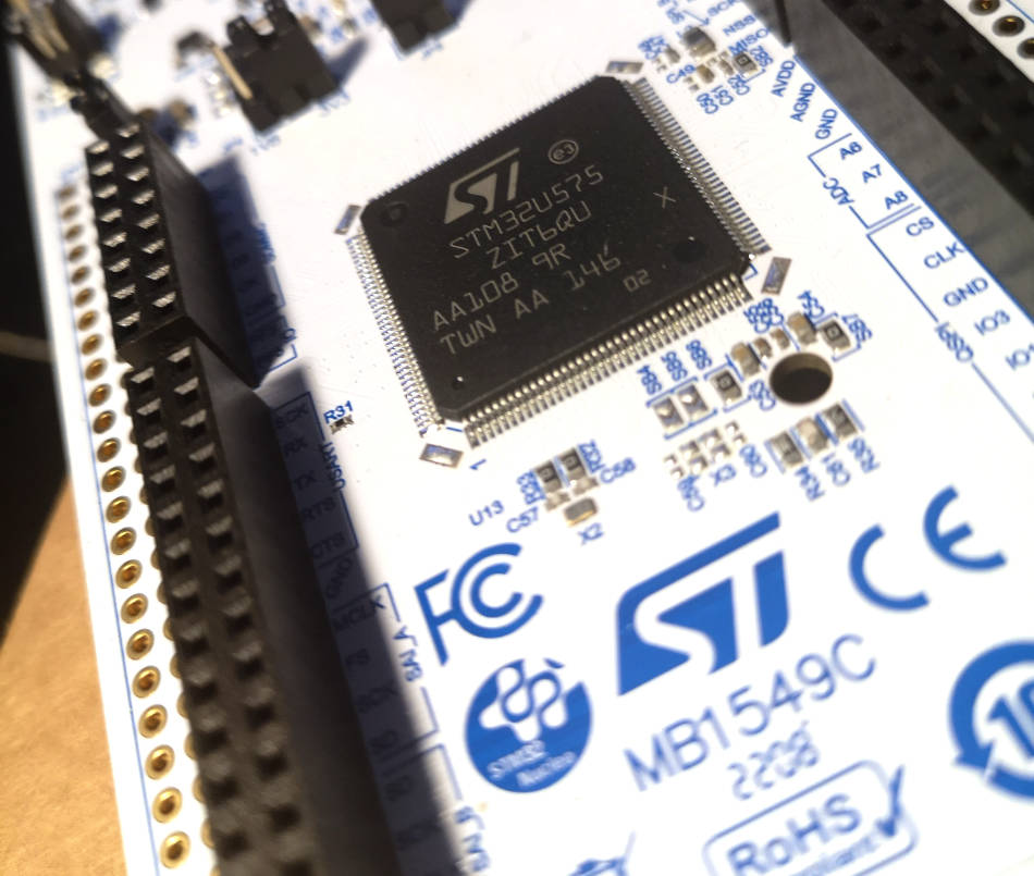 Nucleo U575ZI-Q with STM32U575