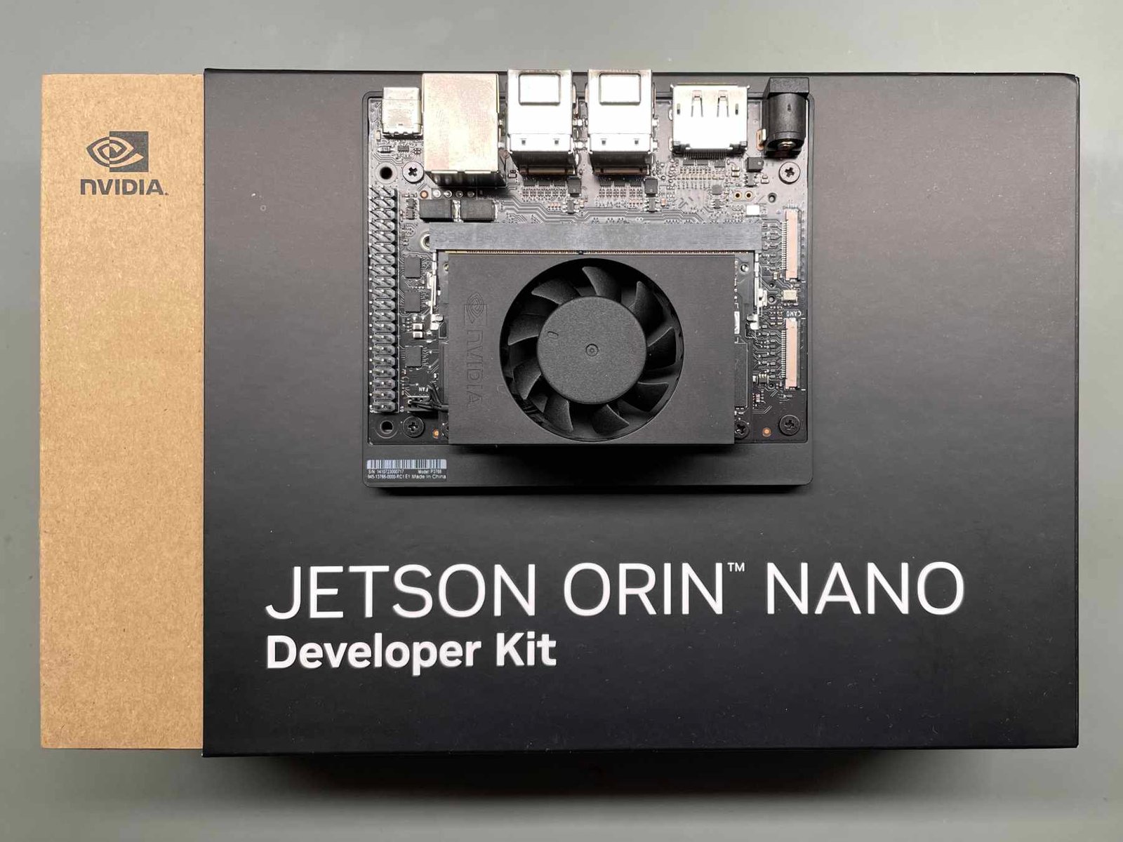 Jetson Orin Nano on its box