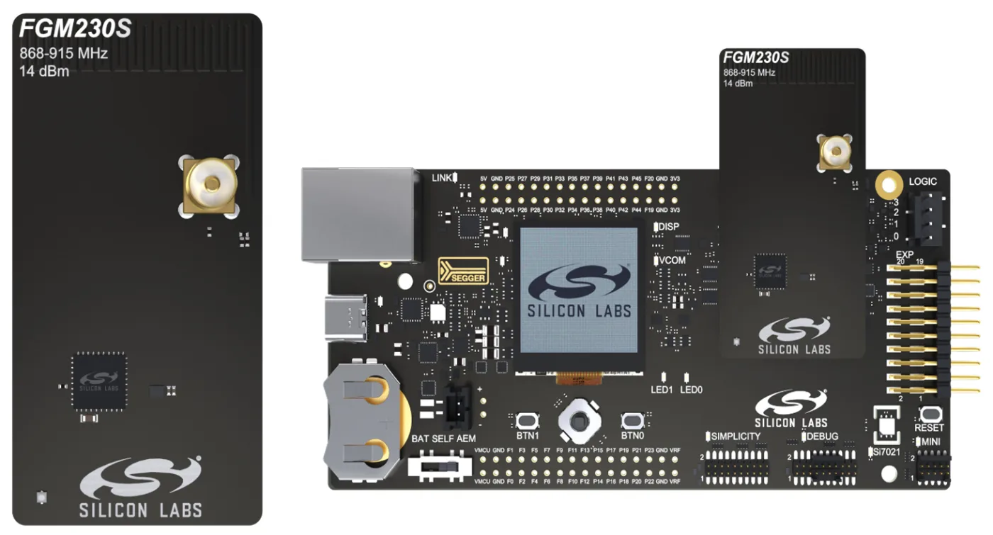 Silicon Labs FGM230S Sub-GHz IoT modul i razvojni kit