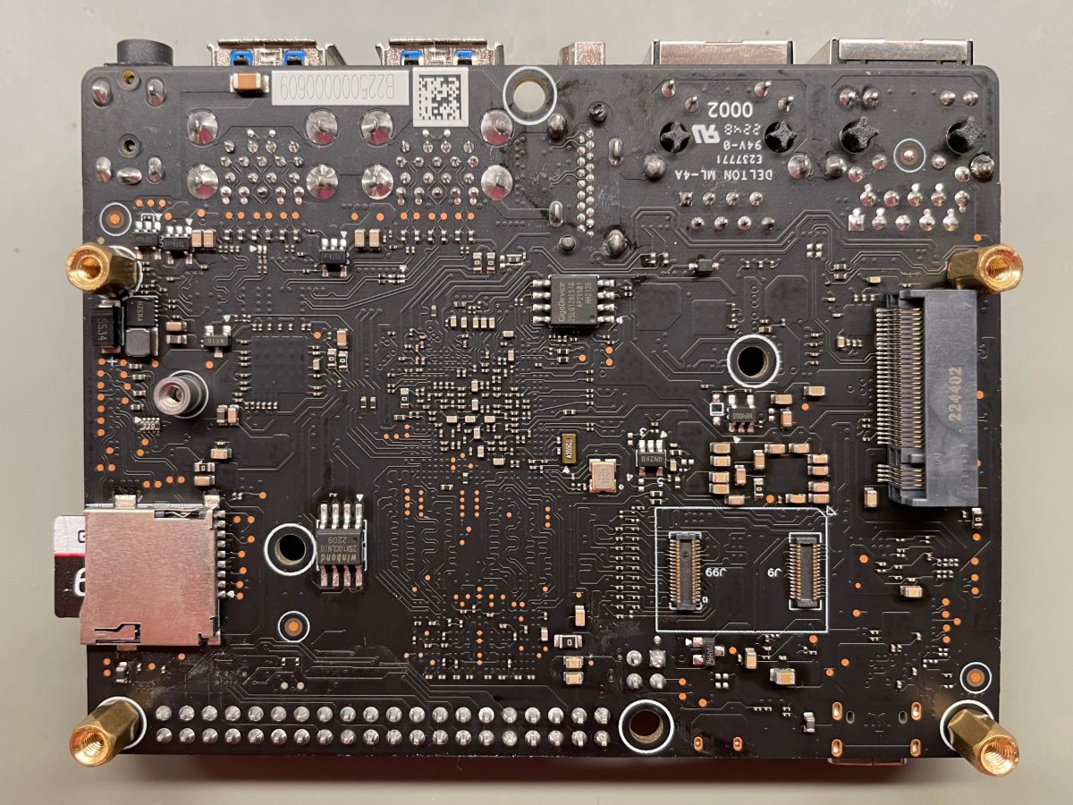 VisionFive 2 board down side
