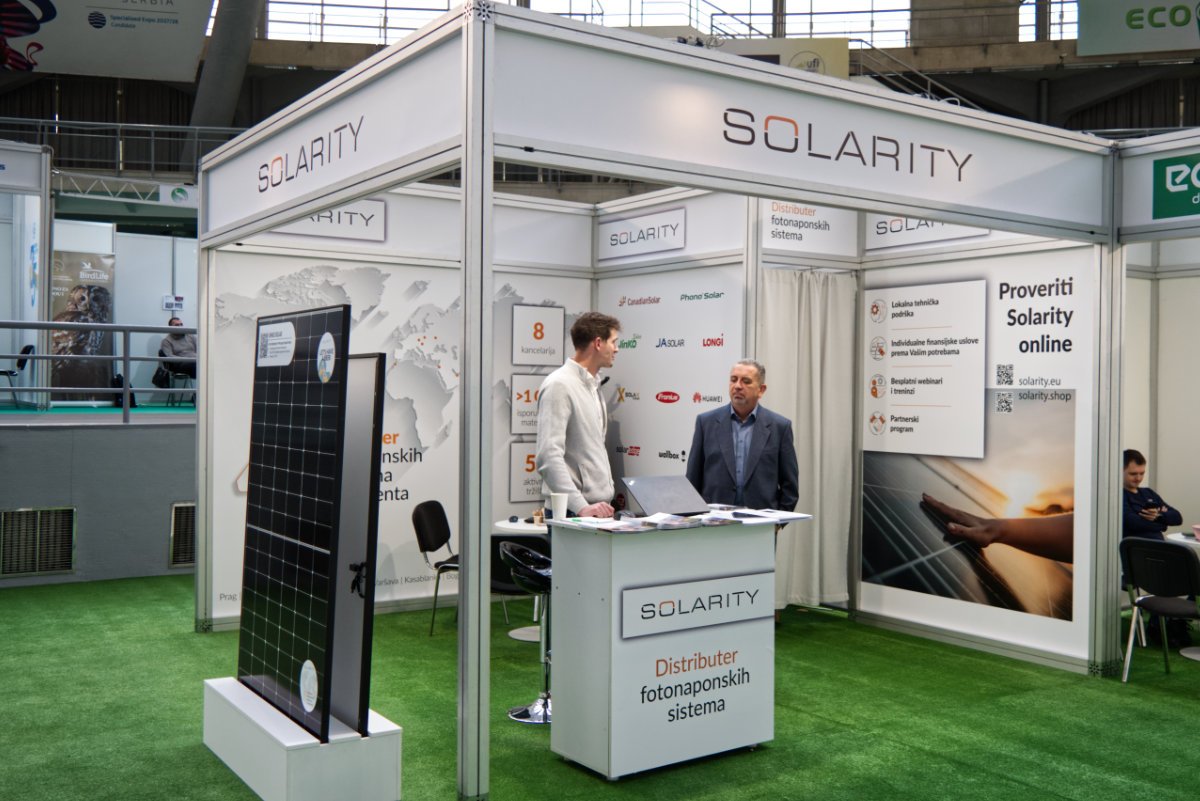 Češki Solarity je ponudio kompletna rešenja koja uključuju fotonaponske panele, invertere, montažne sisteme i prateću opremu.