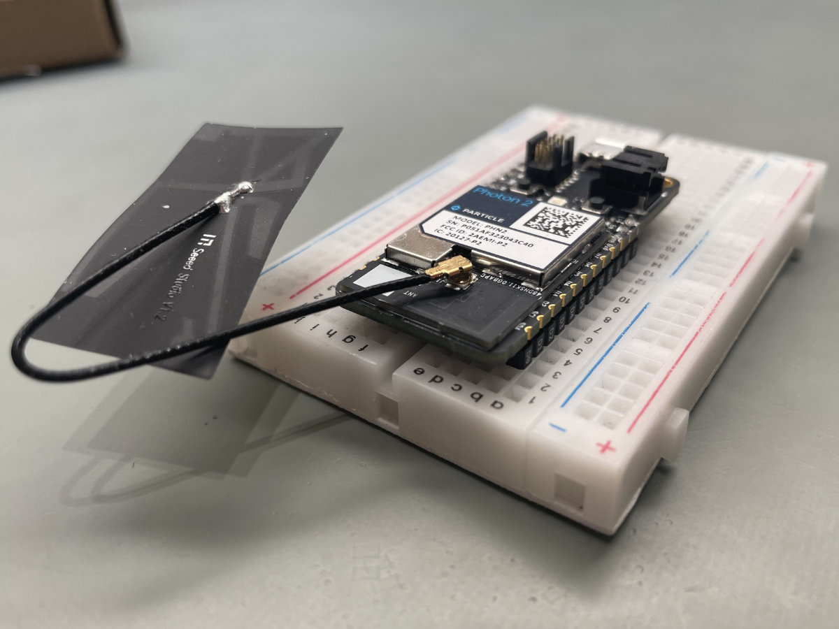 Particle Photon 2 with Seed Wi-Fi 5 antenna