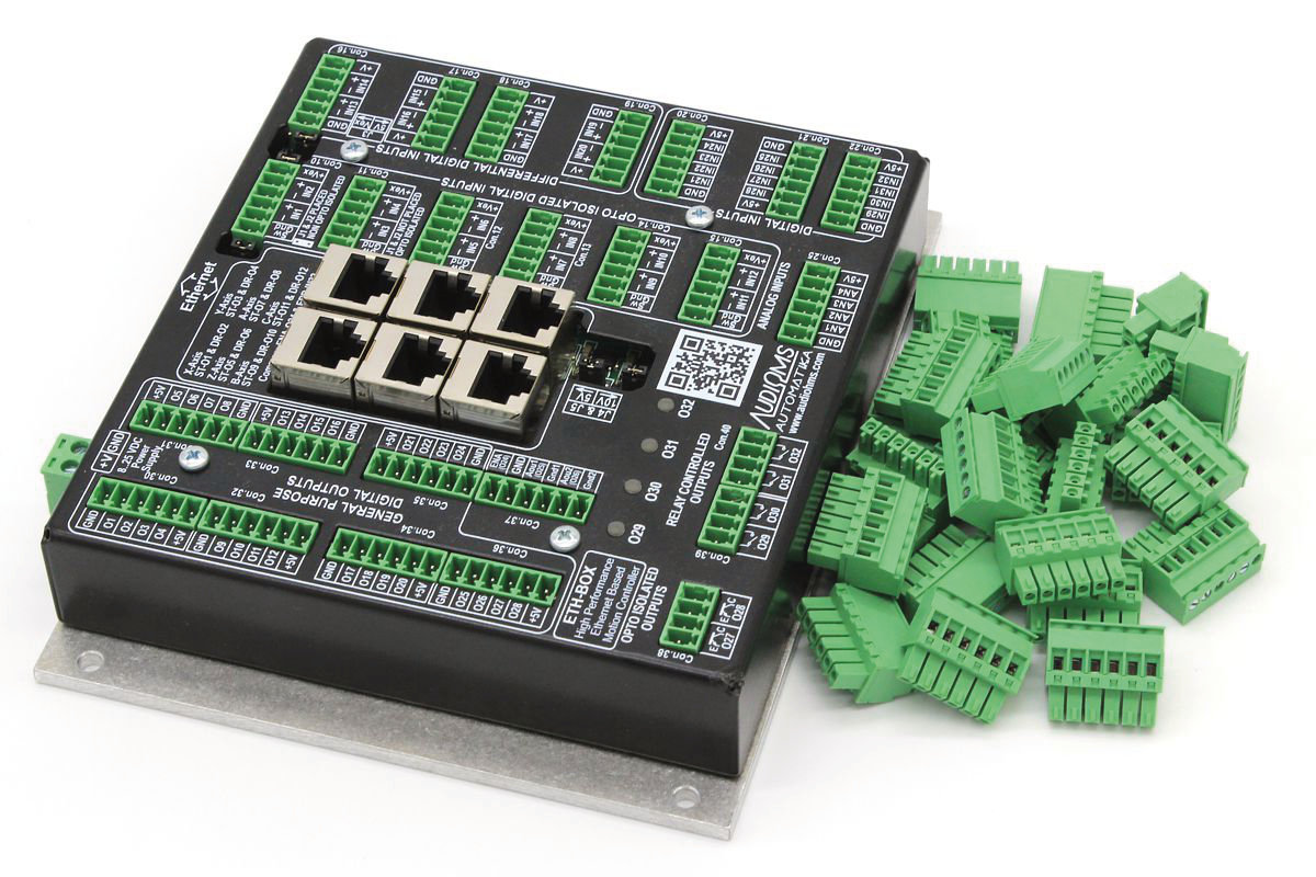 Audioms Automatika ETH-BOX kontroler kretanja baziran na Ethernet komunikaciji sa računarom