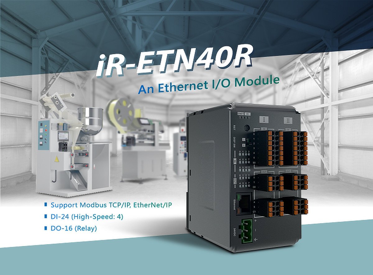 iR-ETN40R Ethernet I/O modul