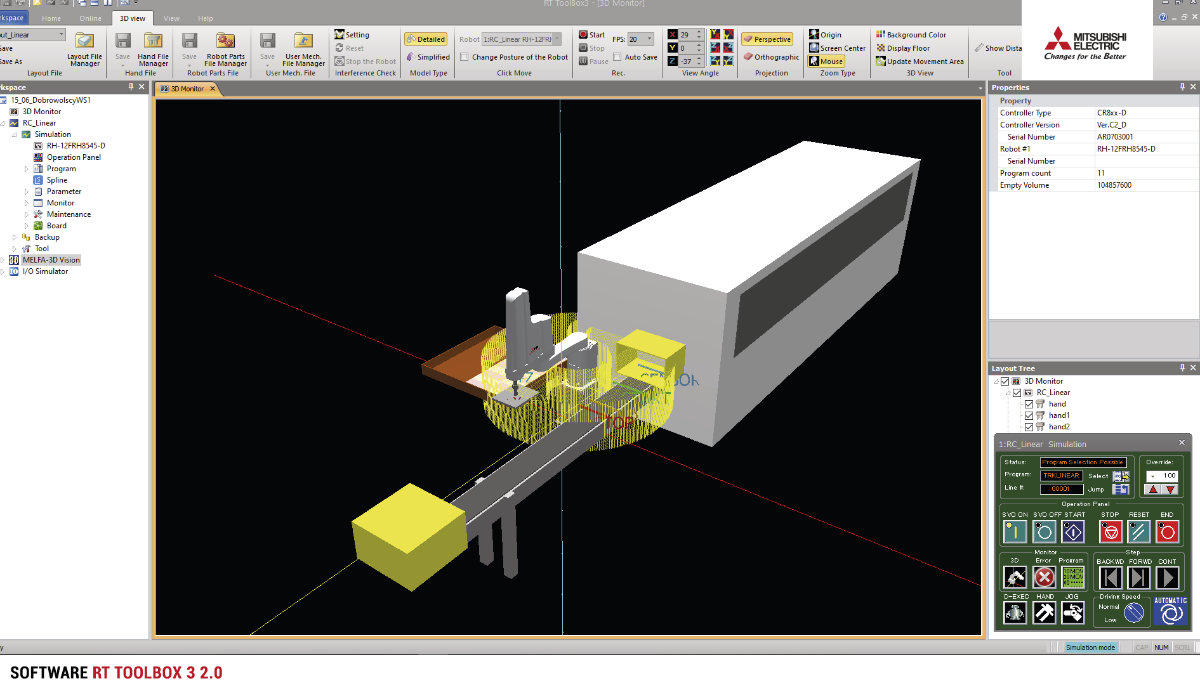 Fig. 2: RT Toolbox 3 2.0 software (Izvor: Mitsubishi Electric)