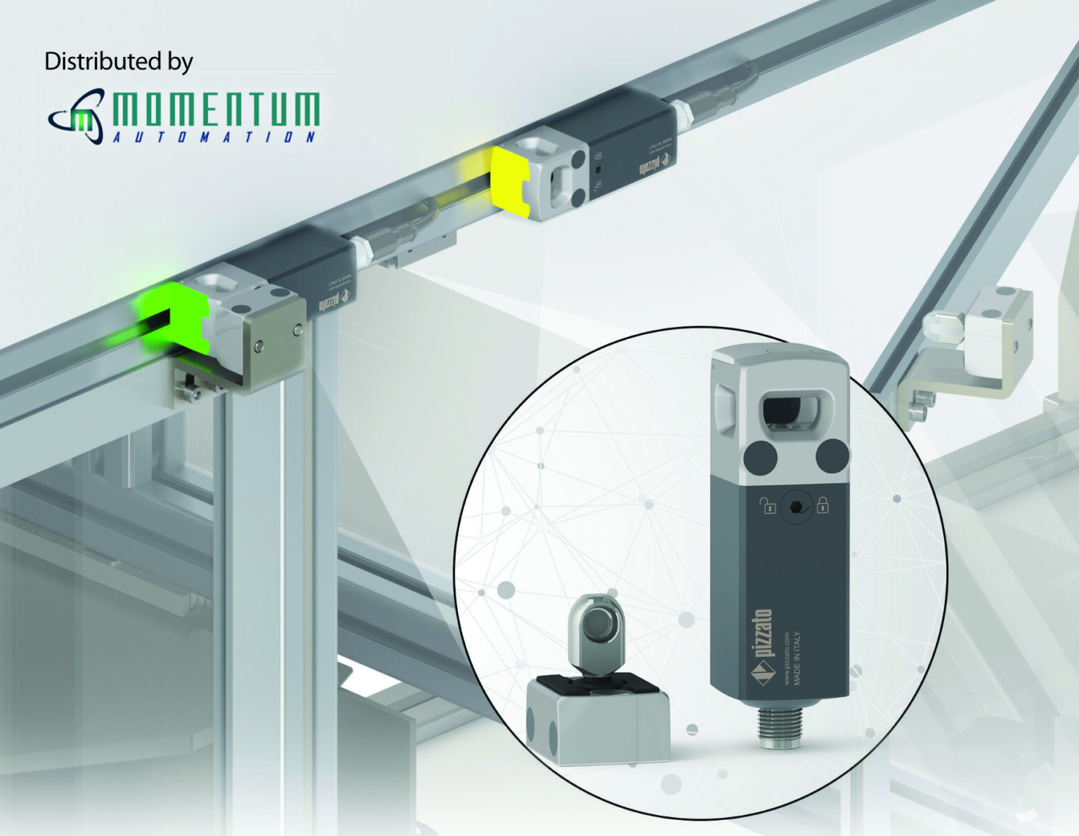 pizzato NX serija RFID sigurnosnih prekidača sa bravom Pizzato NX Series