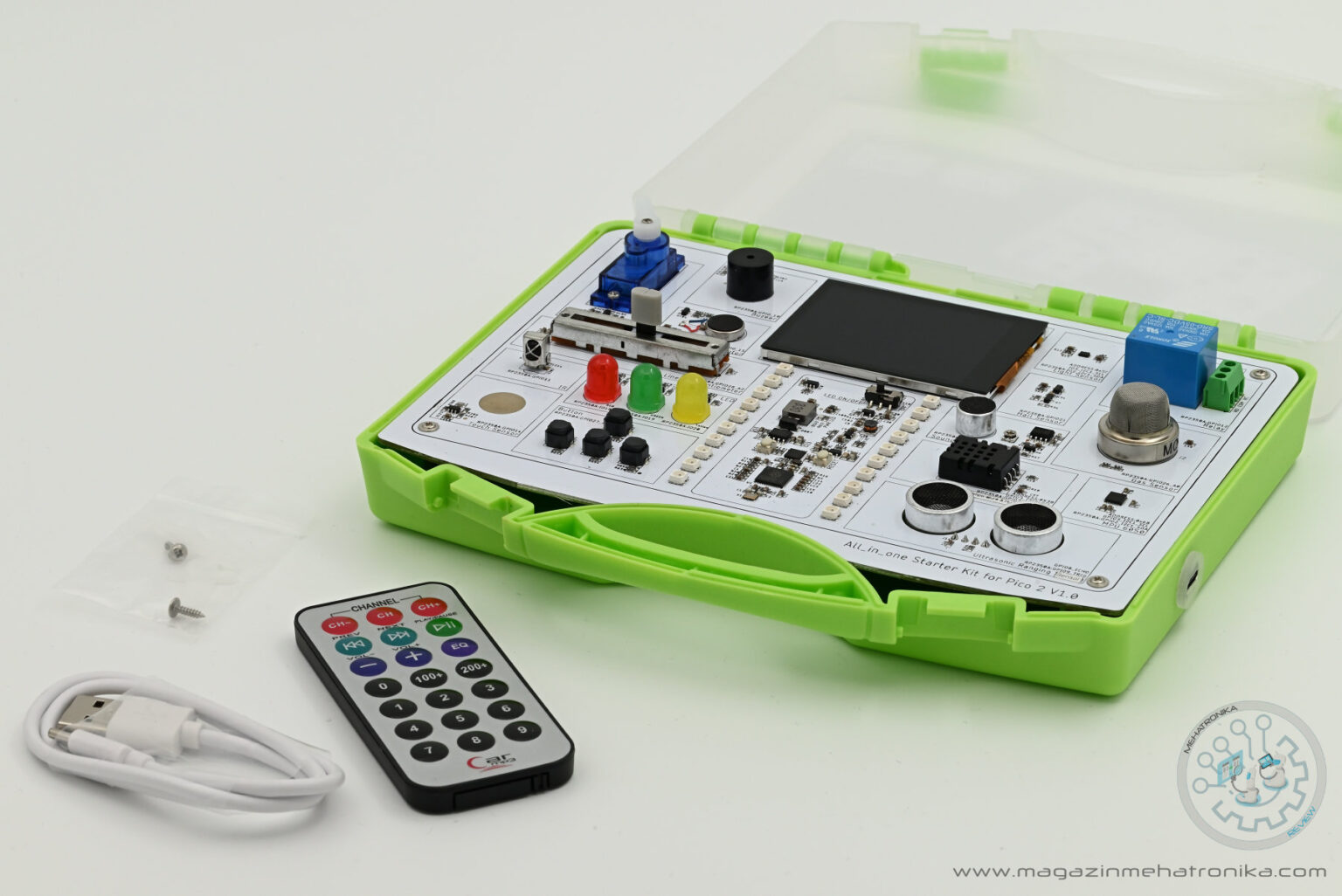 Elecrow All-in-one Starter Kit for Pico2 recenzija All_in-one Starter Kit for Pico 2
