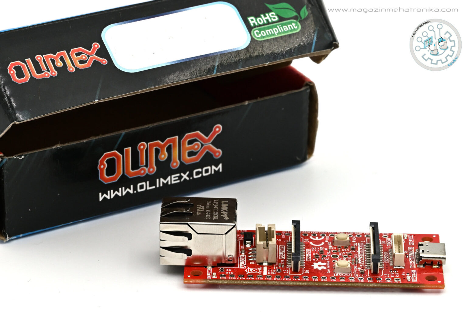 Olimex ESP32-P4 DevKit recenzija Olimex ESP32-P4 DevKit
