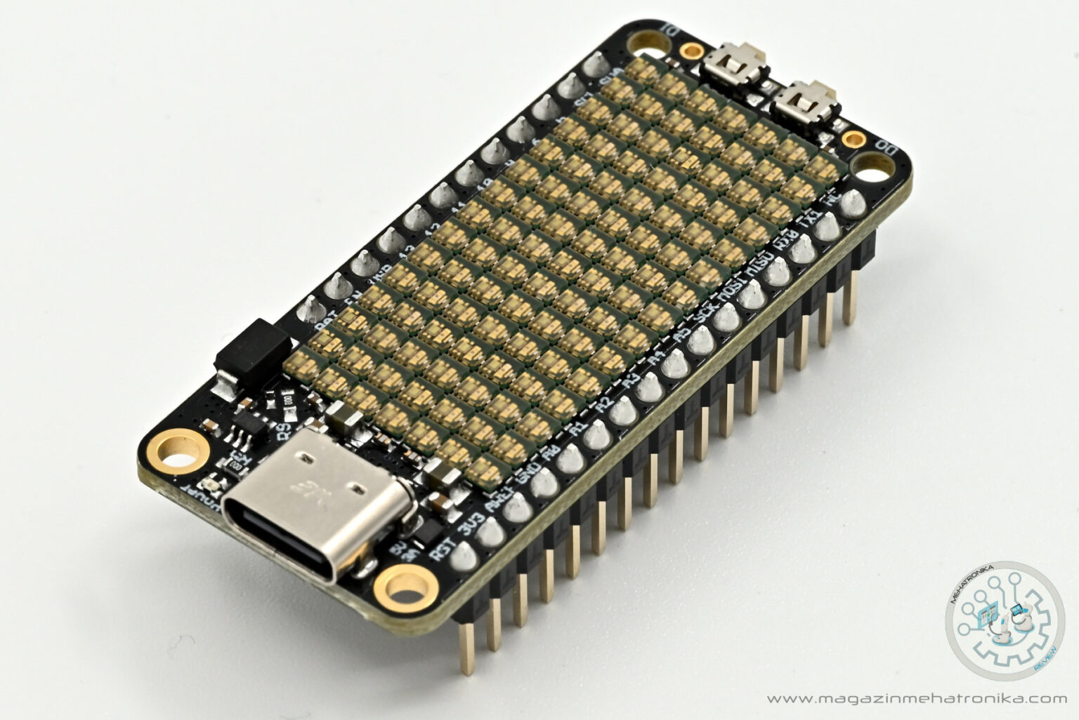 Würth Elektronik ICLED FeatherWing recenzija