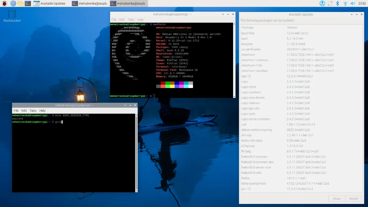 Samo 632 MiB potroši Raspberry Pi OS sa desktop okruženjem u rezoluciji 1920x1080.