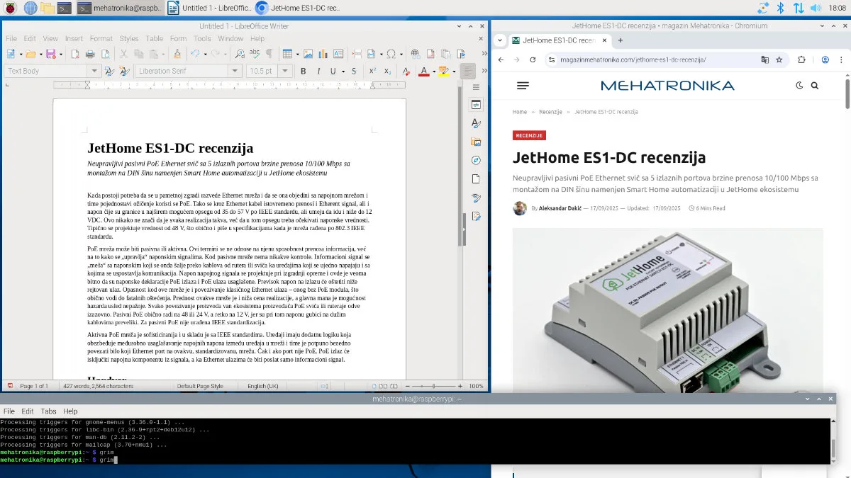 Što grim-a nije integrisan u screen capture program kada je Wayland već tu?. LibreOffice je tu.