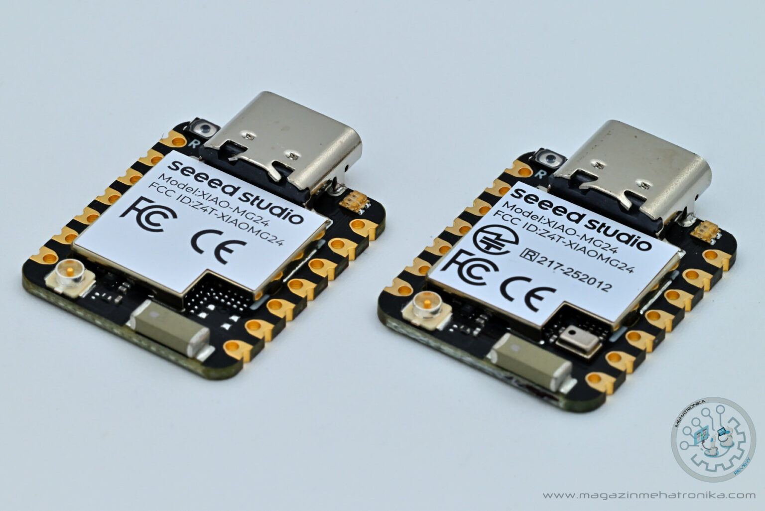 Seeed Studio XIAO MG24 and Seeed Studio XIAO MG24Sense