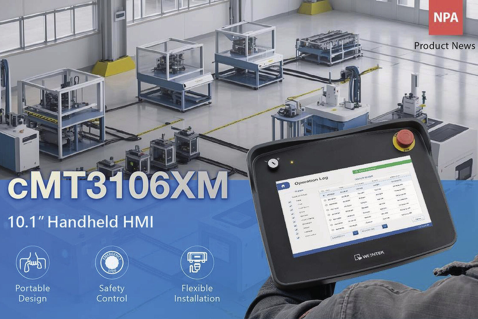 Weintek cMT3106XM Handheld HMI Weintek cMT3106XM
