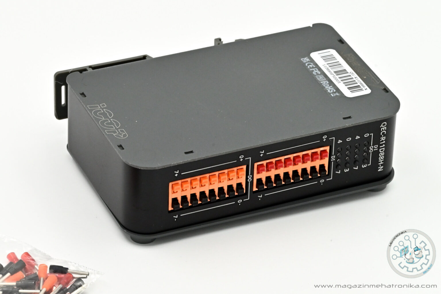ICOP QEC-R11D88K Digital I/O EtherCAT Slave Modul recenzija ICOP QEC-R11D88H-N EtherCat Digital I/O modul sa PoE