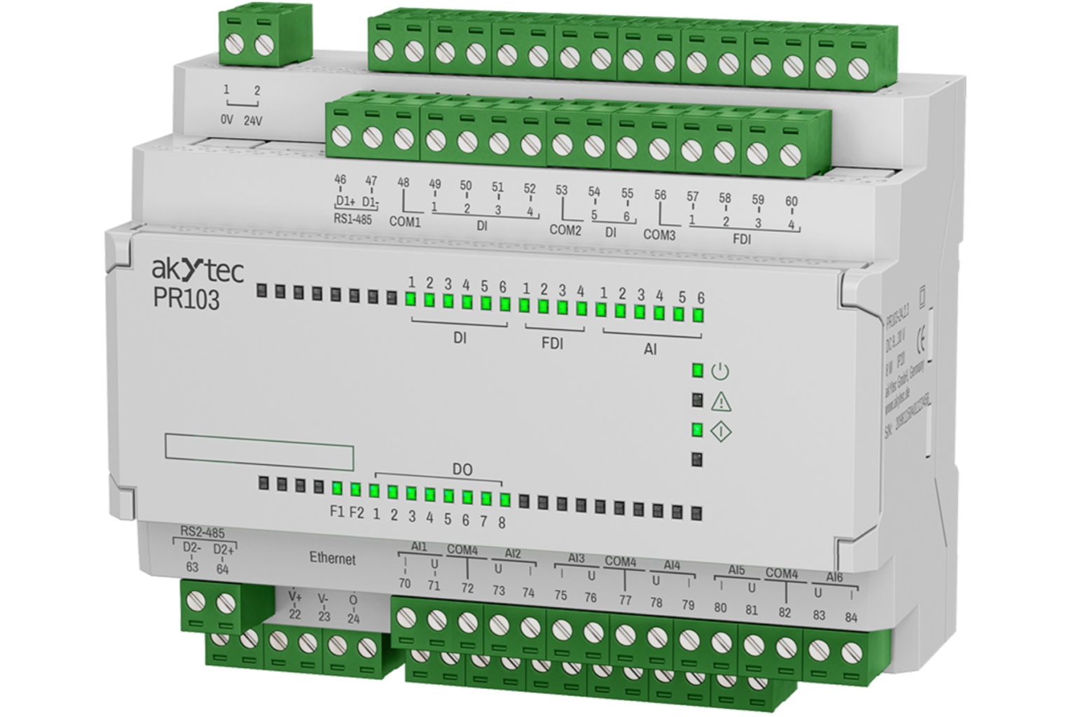 akYtec je razvio OEM kontroler po meri za sisteme vazdušnih zavesa akYtec PR103-01