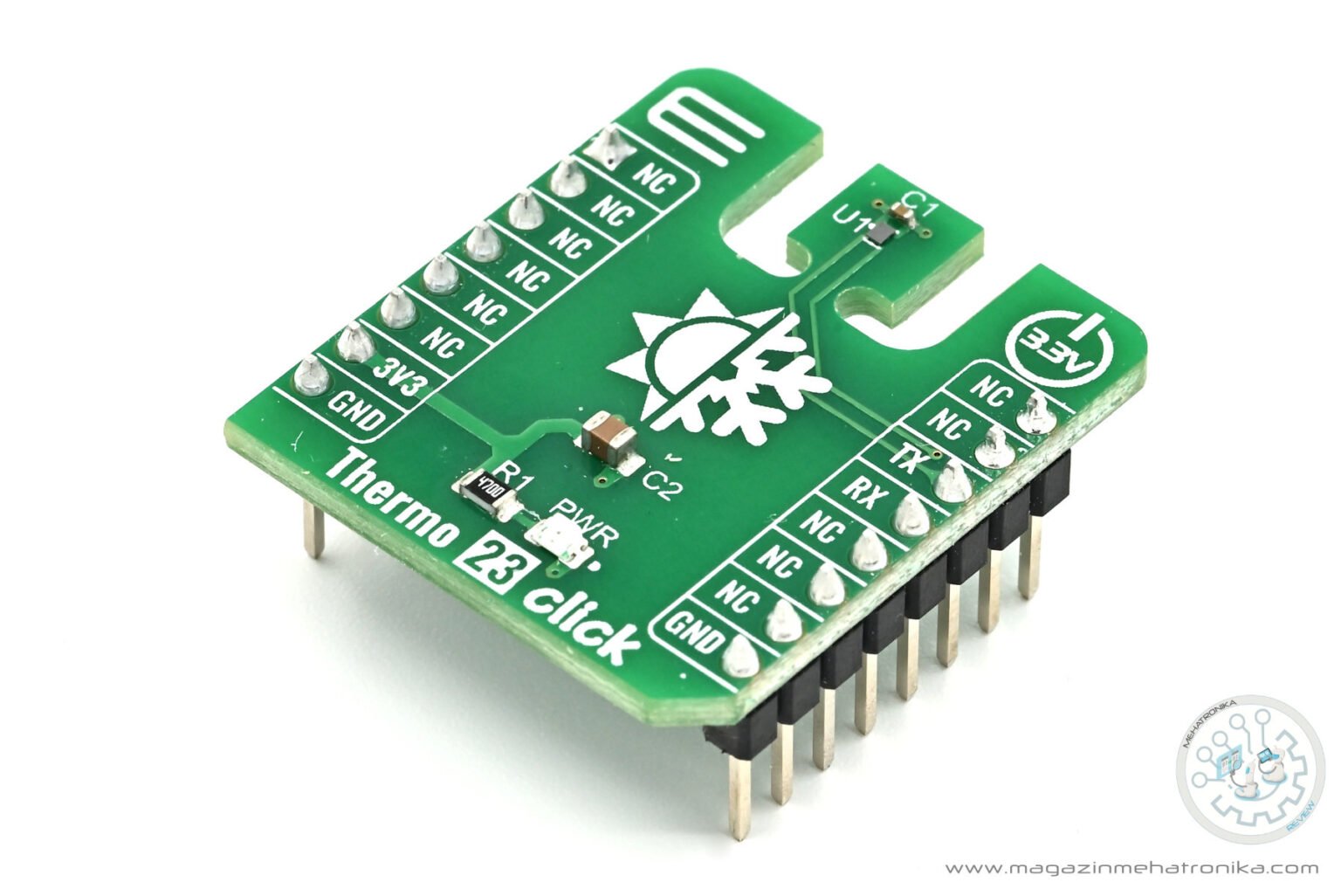 MikroElektronika Thermo 23 Click recenzija MikroElektronika Thermo 23 Click