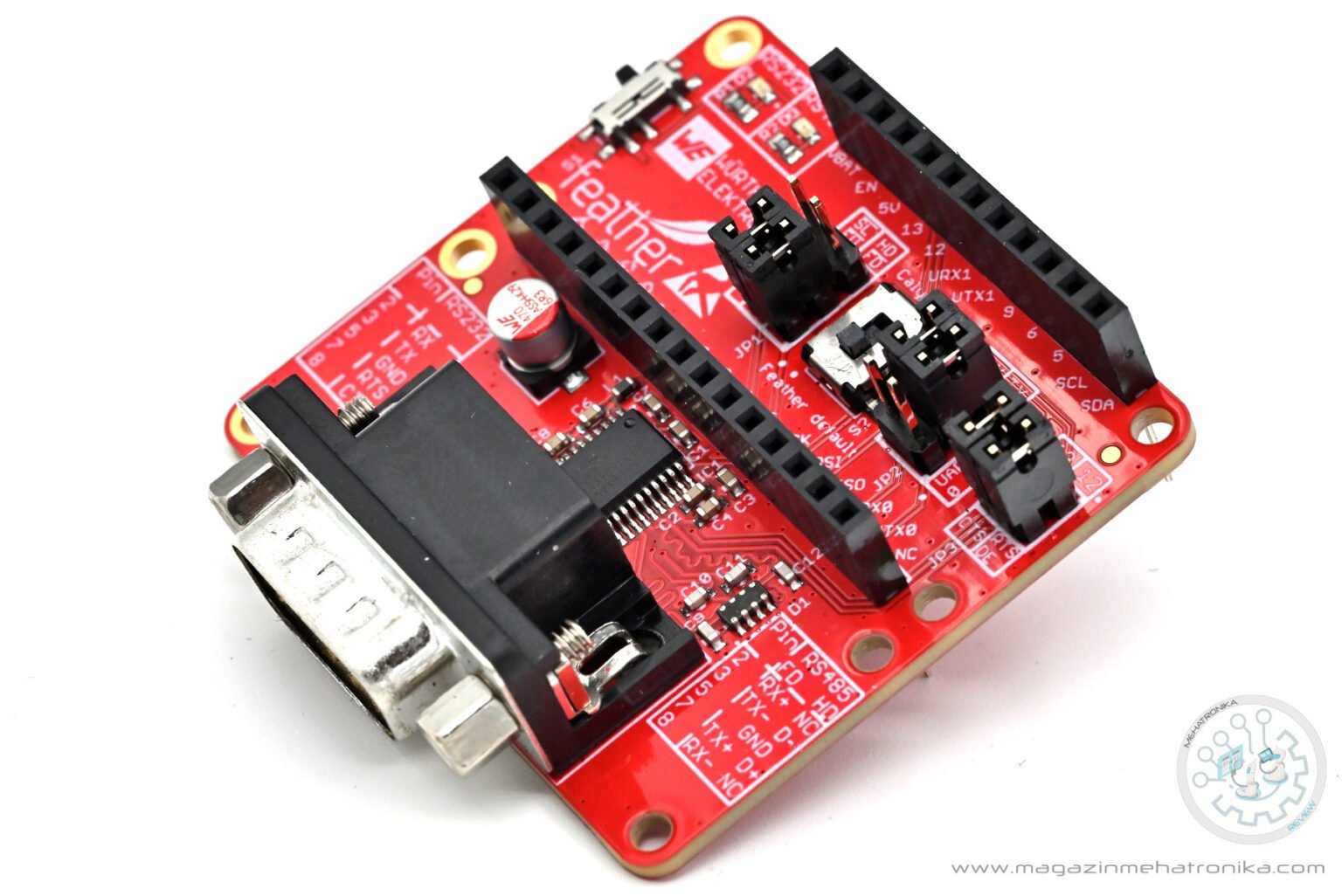 Würth Elektronik Serial RS232 & RS485 bridge FeatherWing