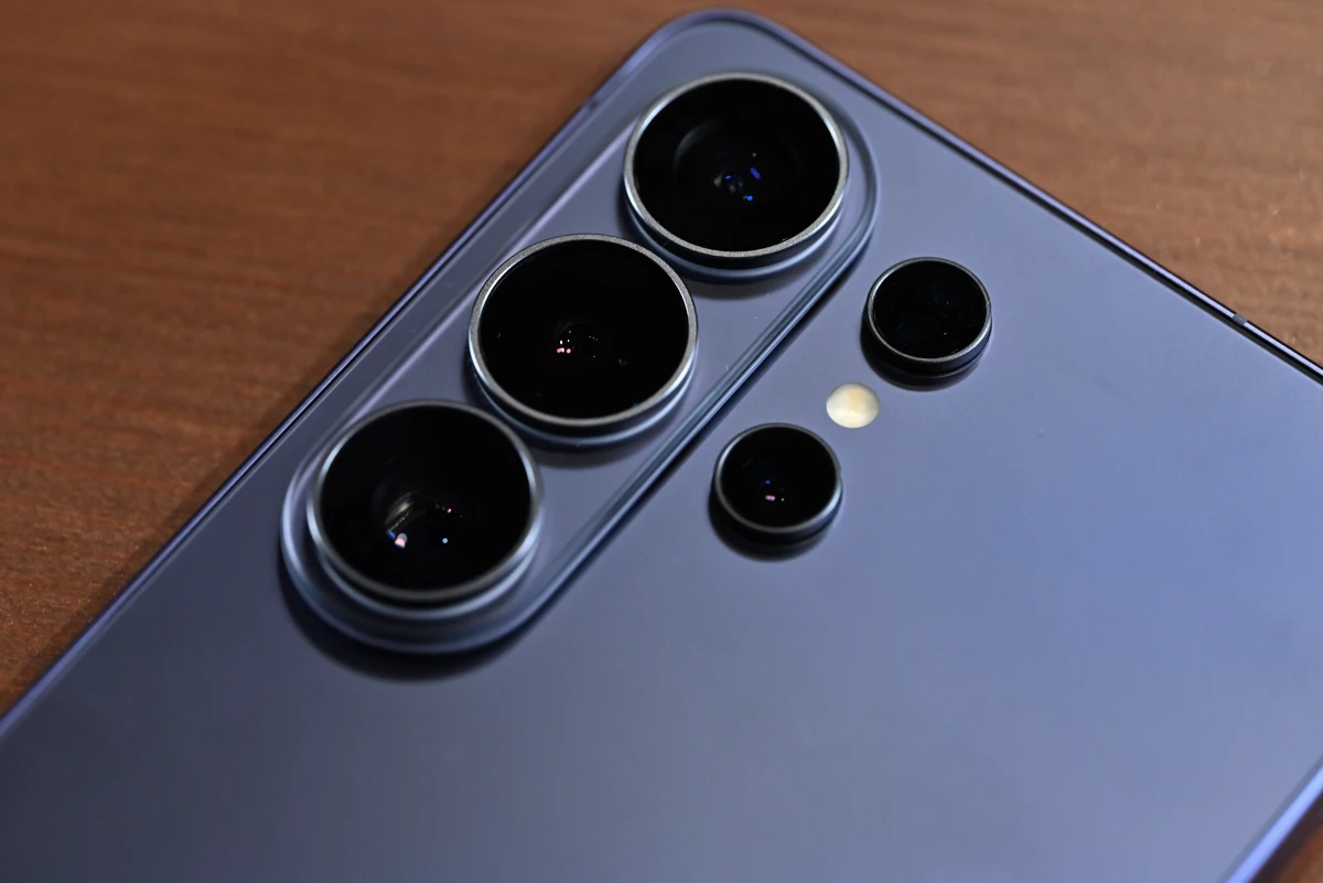 A close-up photo of the S26 Ultra's camera setup.