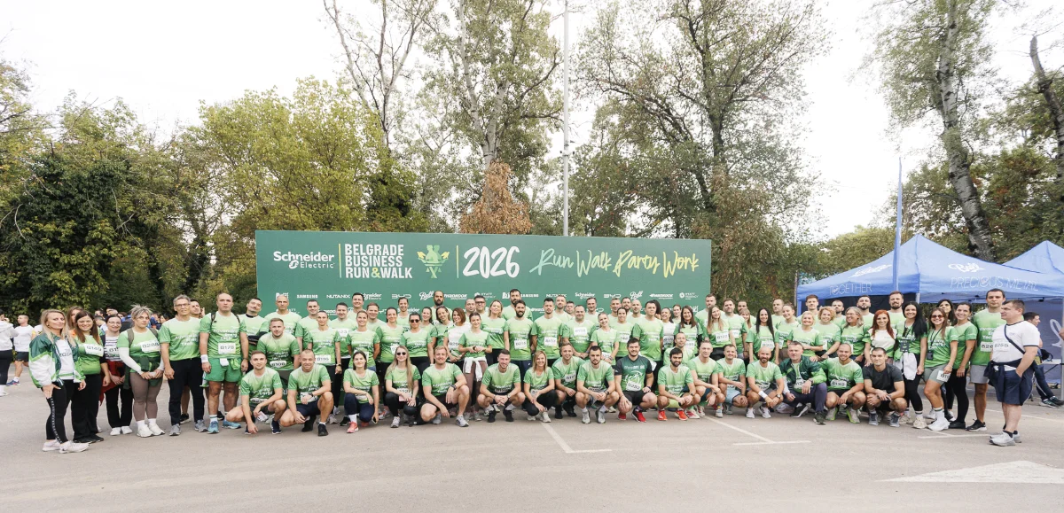 Učesnici Schneider Electric Belgrade Business Run & Walk