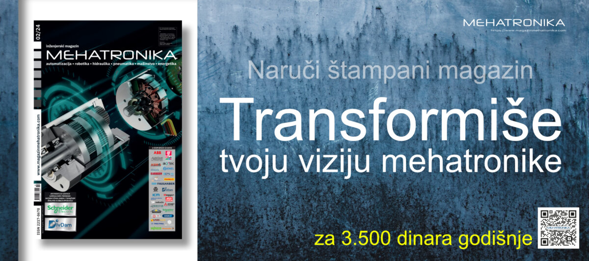 Naruči štampani magazin za 3500 dinara godišnje https://magazinmehatronika.com/pretplata-na-magazinmehatroniku/